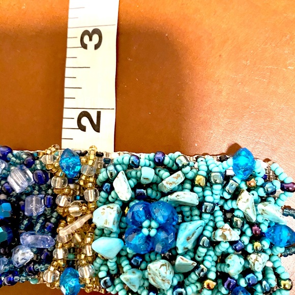 unknown Jewelry Beaded Bracelet With Natural Stones Glass Beads